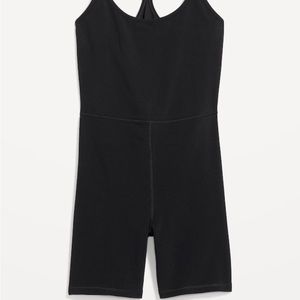 Old Navy PowerChill Cami Bodysuit for Women with 6-inch inseam in Black